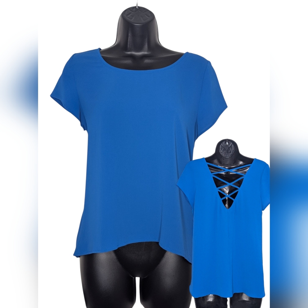 fun 2 fun Criss-Cross Back Hi Low Top
